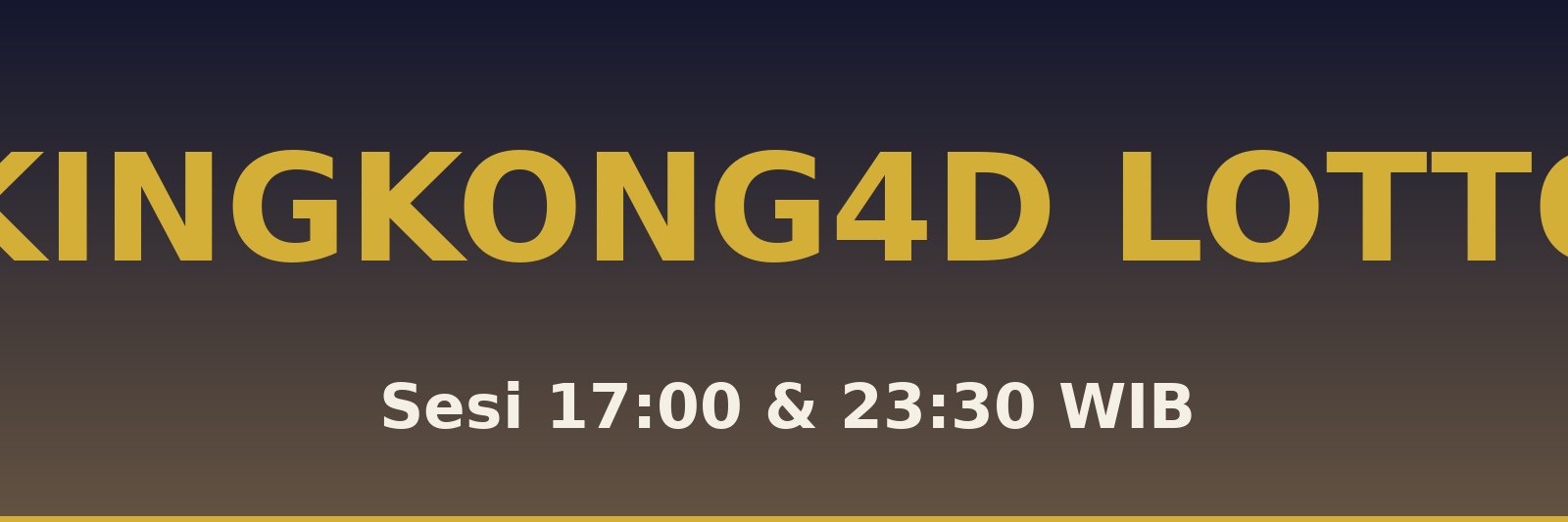 Kingkong4D Lotto Peudada
